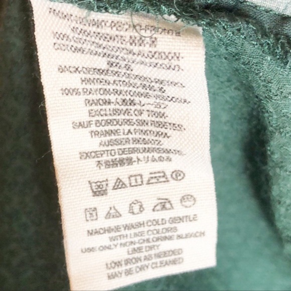 🆕Free People High Low Tunic Green Blouse Small - Picture 8 of 10